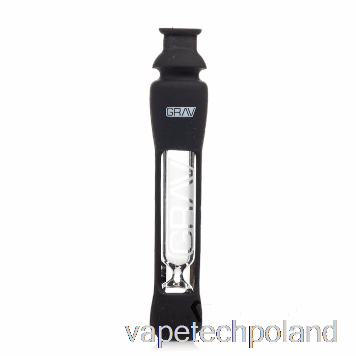 Degustator Vape Tech Poland Grav 12mm Z Silikonową Osłoną W Kolorze Czarnym
